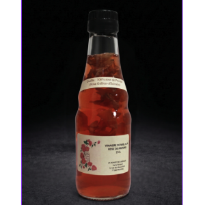Vinaigre artisanal au miel et à la Rose de Provins