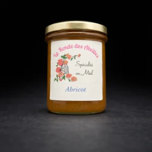 Confiture Artisanale au miel – Abricot – 245g