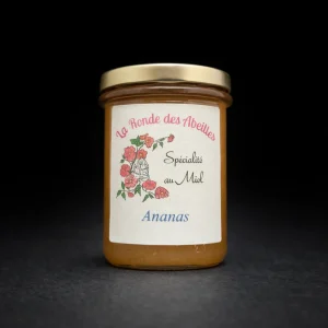 Confiture Artisanale au miel – Ananas – 245g