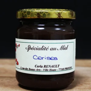 Confiture Artisanale au miel – Cerise – 245g