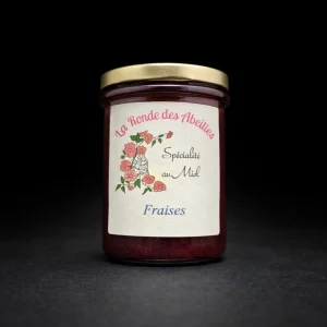 Confiture Artisanale au miel – Fraise – 245g