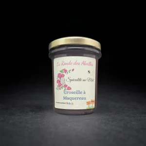Confiture Artisanale au miel – Groseilles à maquereau – 245g