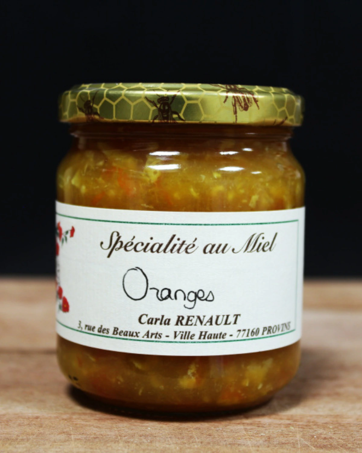 Confiture Artisanale au miel - Orange – 245g