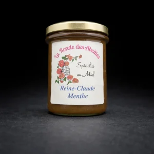 Confiture Artisanale au miel - Reine - Claude Menthe – 245g