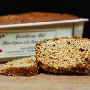 Pain d’épices artisanal au miel et à la Rose